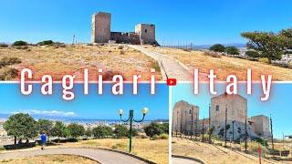 Castle of San Michele Cagliari + views of Cagliari + history in captions