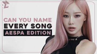 CAN YOU NAME EVERY aespa SONG? from EASY to VERY HARD