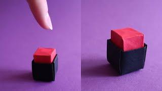 Mini Button Origami: Easy Antistress Paper Toy Without Glue • Origami Antistress Fidget Toy DIY