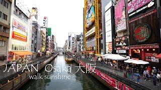 Japan Osaka Dotonbori walk 大阪道頓堀歩く 오사카 도톤보리 걷다