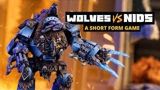 NEW Space Wolves vs Tyranids - A Short Form Warhammer 40k Battle Report