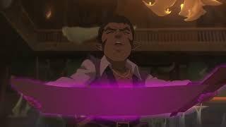 Scanlan singing the spell - The Legends of Vox Machina S01XEp07