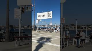 Auto Ferry crossing in Newport Beach #california #timecapsule #wanderlust #travel 10.12.23