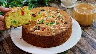 Perfect Tea Time Fruit Cake Recipe By Tasty Food With Maria | Easy Tea Time Cake Recipe