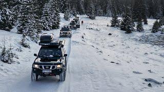 Overlanding in Snow - Winter Truck Camping Romania full trip