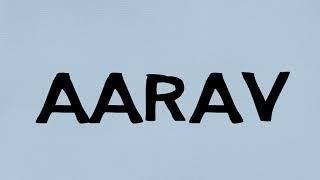 what does Aarav mean?