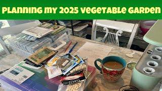 Planning my 2025 VEGETABLE GARDEN! #gardenplanning #gardeningideas #seeds #garden #vegetablegarden