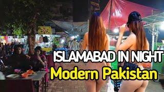  Pakistan Islamabad, Night walking tour | 4k 2023