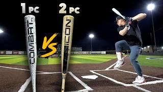 1-piece Bat vs. 2-piece Bat | Which is better? | BBCOR Baseball Bat Review