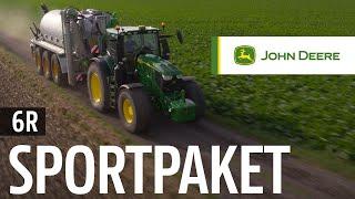 John Deere 6R mit serienmäßigem Sportpaket: Ein neues Niveau an Komfort und Leistung!