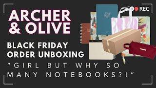 Archer & Olive Black Friday Order Unboxing & How I use these notebooks!