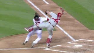 MLB Catcher Home Plate Collisions