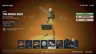 How to Unlock The Break Shot Emote in Fortnite | Remix Rewards Page 3 | Battle Pass Rewards