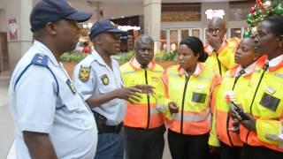 Edenvale SAPS working together with shopping mall security