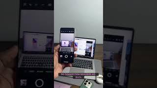 Three Finger Swipe to Mirror Phone to Laptop