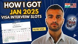 How I Secured My January 2025 B1/B2 Visa Slot | Nearest US Visa Interview Appointment Tips and Hacks