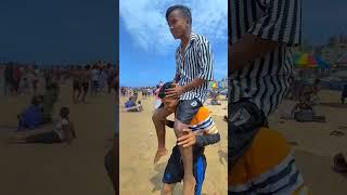 Puri Beach Ne Full Enjoy  #sambalpuri #minivlog #sambalpurivloger #trending #viral #shorts