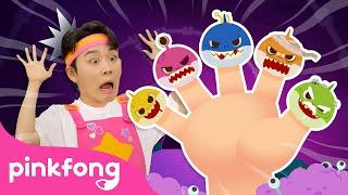 Zombie Shark Finger Family | Finger Family Song | Spooky Baby Sharks Everywhere | Pinkfong Official