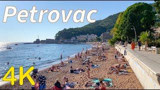 Petrovac Montenegro 4K Walking Tour 2024