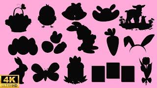 Guess the Easter shadows quiz| shadow game| learning animals/ Easter video for kids |Family FunTime!