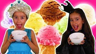 PRINCESSES IN REAL LIFE | LEARN COLORS FOR KIDS AND TODDLERS | ICE CREAM Magic Cakes | Game Videos