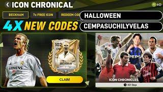 4x REDEEM CODE FC MOBILE 25!! 7x FREE ICON & 102 OVR BECKHAM ICON CHRONICLE FC MOBILE!