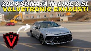 2024 Hyundai Sonata N-Line 2.5L Exhaust Sound w/ Valvetronic Designs Universal Muffler!