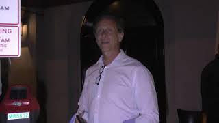 Steven Weber asked about his broken clock tweet outside Craigs Restaurant in West Hollywood
