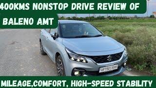 400Kms Nonstop Drive Review Of Baleno AMT | Baleno AMT 2023 Highway Drive Review | Baleno Stability