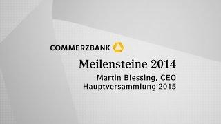 Hauptversammlung 2015: Meilensteine 2014