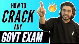 How to CRACK any GOVERNMENT EXAM in FIRST Attempt WITHOUT Coaching  | Aman Dhattarwal