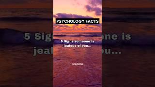 5 Signs someone is jealous of you... | Psychology Facts  #shorts