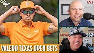 PGA Tour Bets: Rickie Fowler must-win at Valero + Masters predictions | Go Low Golf Pod