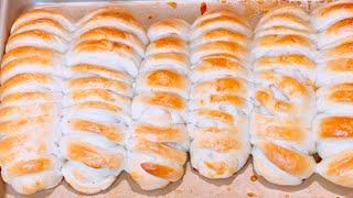 How To Make Cheese-Stuffed Bread Rolls That’ll Make You Drool|Homemad Cheesy Bread!|Easy Recipe‼️