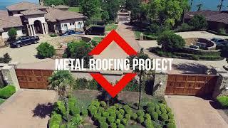 Drone Video of Metal Roof in Horseshoe Bay Austin