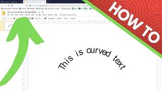 How to Curve Text in Google Slides