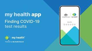 my health app – finding covid 19 test results