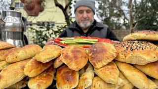 TURKISH BOREK  SIMPLE AND DELICIOUS PASTRY RECIPE old village kitchen ‍ ASMR