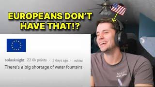 American reacts to European Culture Shocks that Confuse Americans