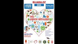 CHARLA HÁBITOS SALUDABLES en Bujaraloz mayo 2024