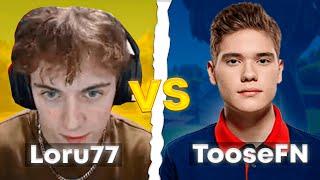 Loru77 ИГРАЕТ 1 на 1 ПРОТИВ TooseFN НА ДЕНЬГИ