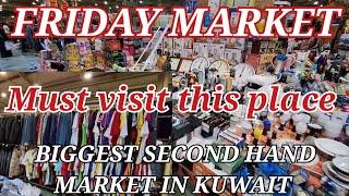 FRIDAY MARKET ( SOUQ JUMA ) | biggest second hand market in Kuwait  #fridaymarket