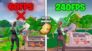 How To Get ULTRA LOW Graphics in FORTNITE Chapter 4 Season 3! (FPS BOOST + 0 INPUT DELAY )