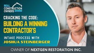 CRACKING THE CODE: Building a winning contractor's intake process | Justin Ledford #roofingleads