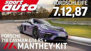 Porsche 718 GT4 RS Manthey-Kit | Nordschleife HOT LAP 7.12,87 min | sport auto Supertest