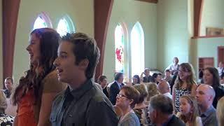 Students flashmob a Wedding Ceremony