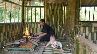 FULL VIDEO: 310 Days of Busy Journey - Single Mother Alone Building a Bamboo House by the Lake