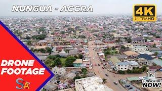 DRONE FOOTAGE - NUNGUA CENTRAL,ACCRA (4K)