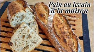 PAIN AU LEVAIN à la maison, fermentation douce ma nouvelle technique !