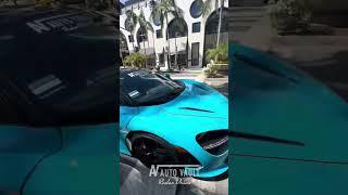 Electrifying McLaren 720 on Rodeo Drive